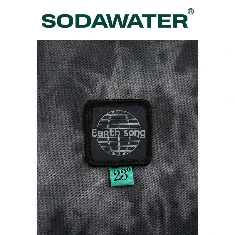 

SODAWATER Men Tie Dyed Shirt Streetwear 2020 Trending Casual Shirt Long Sleeve Men High Street Oversized Hip Hop Shirt Men 2095W