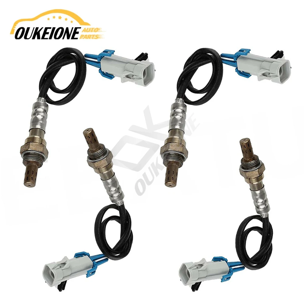

4 шт., кислородный датчик O2, 4 провода, лямбда, потоковый, для 03 04 05 Cadillac Escalade Chevrolet avalgmc Sierra 5,3l