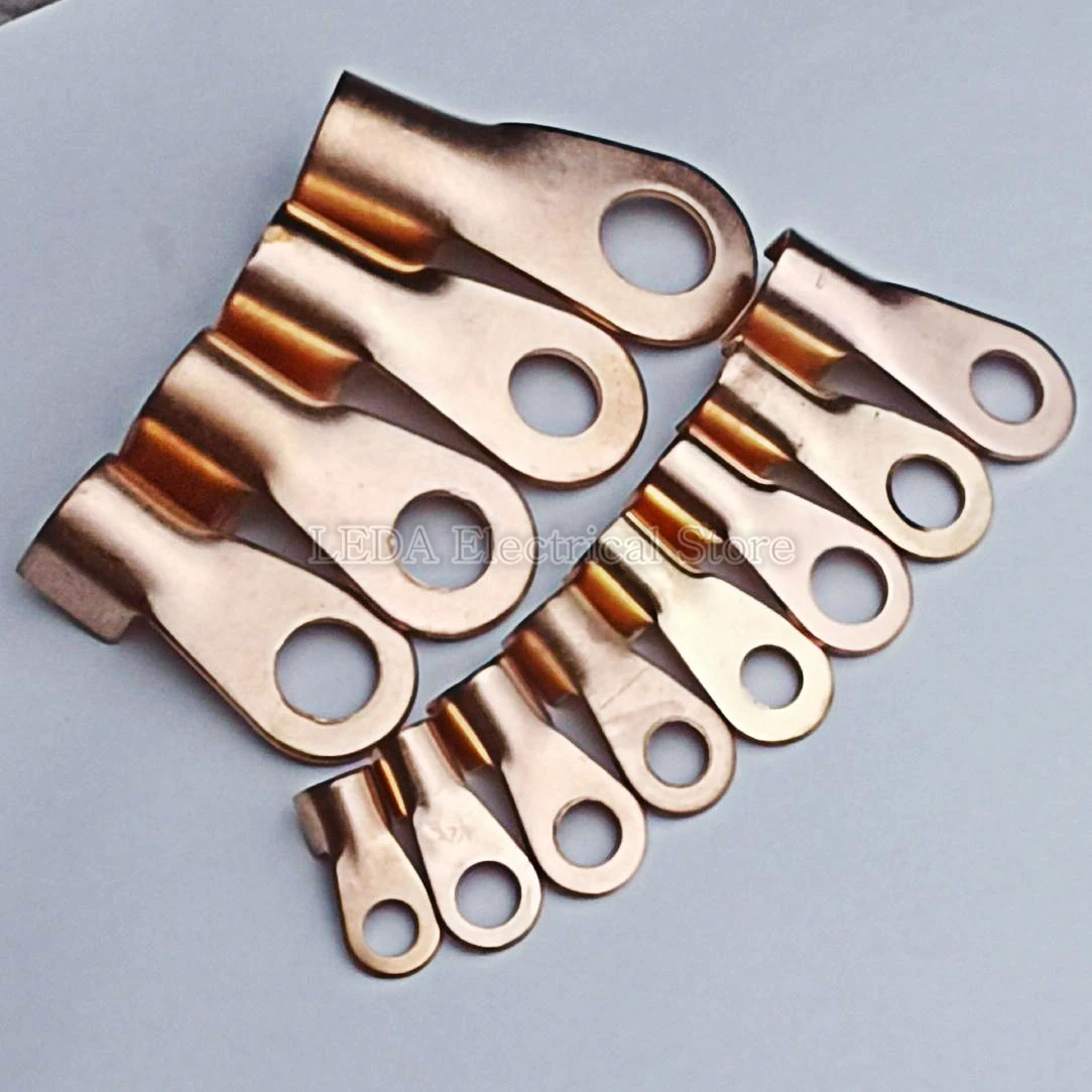 5 шт. 3A 10A 20A 30A 40A 50A 60A 80A 100A OT клемма провода красные медные наконечники с