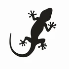 Gecko, ящерица, рептилии, животные, виниловая высечка, автомобильная наклейка, наклейка на окно, бампер, ноутбук, наклейка, Настенный декор-3 размера и 20 цветов в наличии
