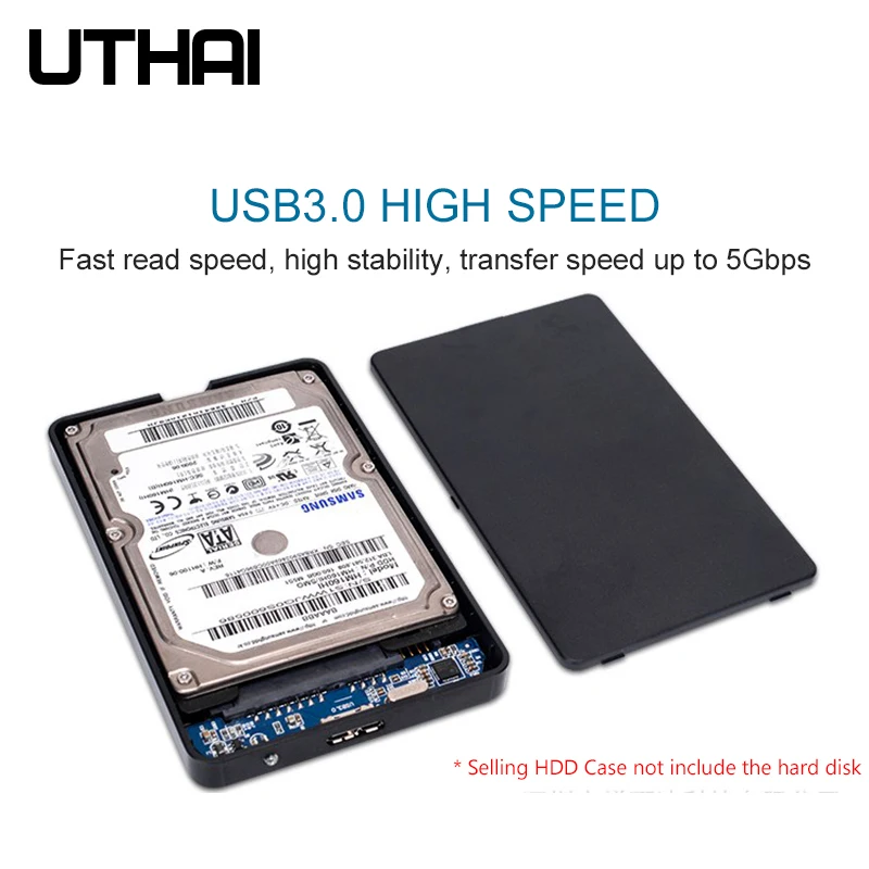 Утхай T22 2 5 &quotSATA на USB3.0 HDD корпус мобильного жесткого диска чехол для SSD внешнее