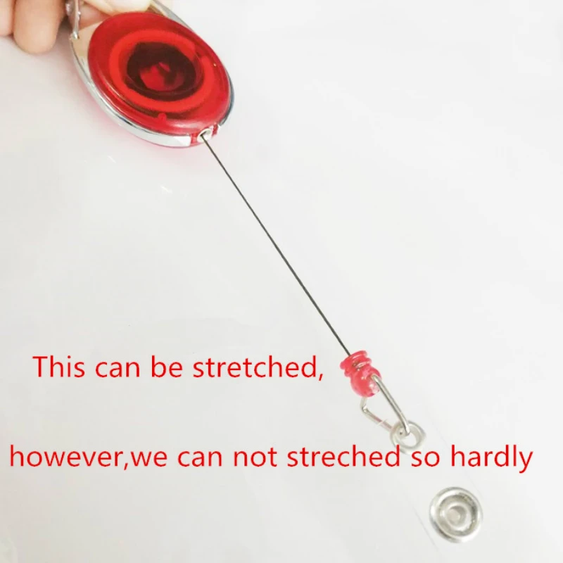 Выдвижной ID рулеткой цинковый сплав пластик ремешок именной ярлык карты