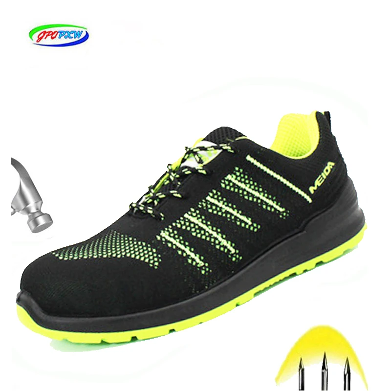 2019 легкие и дышащие безопасная обувь Прочные истиранию повреждению проколу