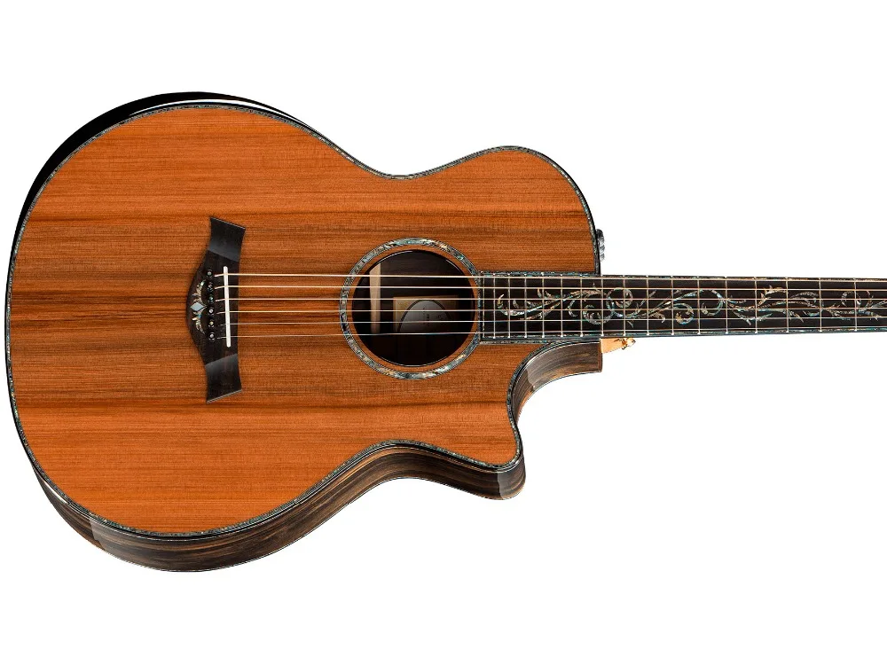 Chaylor твердая кедровая верхняя SP14 Акустическая гитара реальная инкрустация