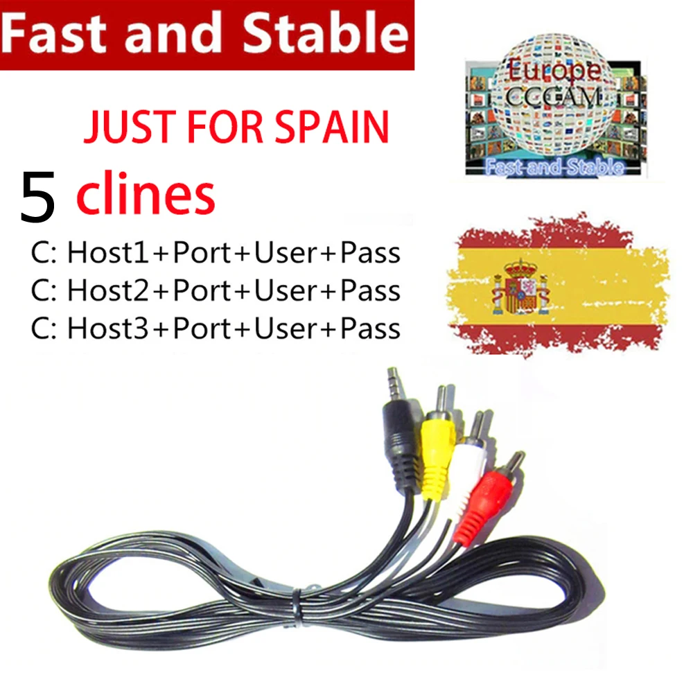 Лучшие стабильные линии cccam cline на 1 год, Испания ccam portugal oscam cline cccam espanana, Германия, Испания, 1 год бесплатно