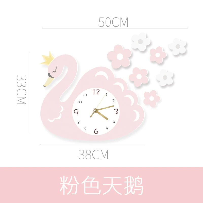 Настенные часы с мультипликационным динозавром тихие модные Мультяшные