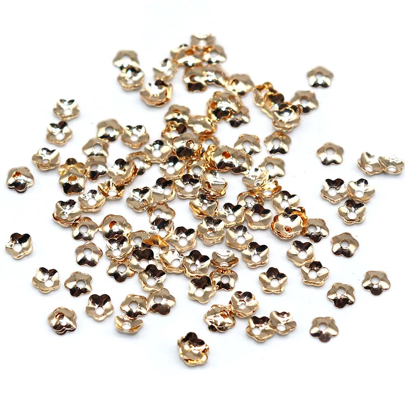 

Wholesale Approx 1000Pcs Zinc Alloy Flowers Filigree Bead Caps Findings Jewelry End Caps (Lead and Nickel Free)
