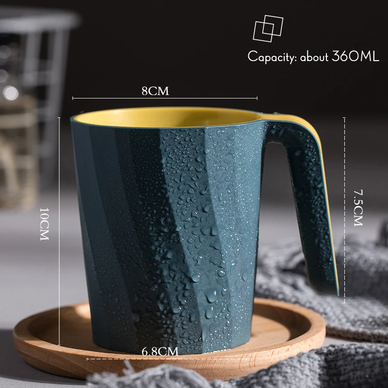 

Nordic Plastic Cup Toothbrush Holder Washing Drinking Home Bathroom Tooth Mug Washing Tooth Cup Traveling Wash gargle cup