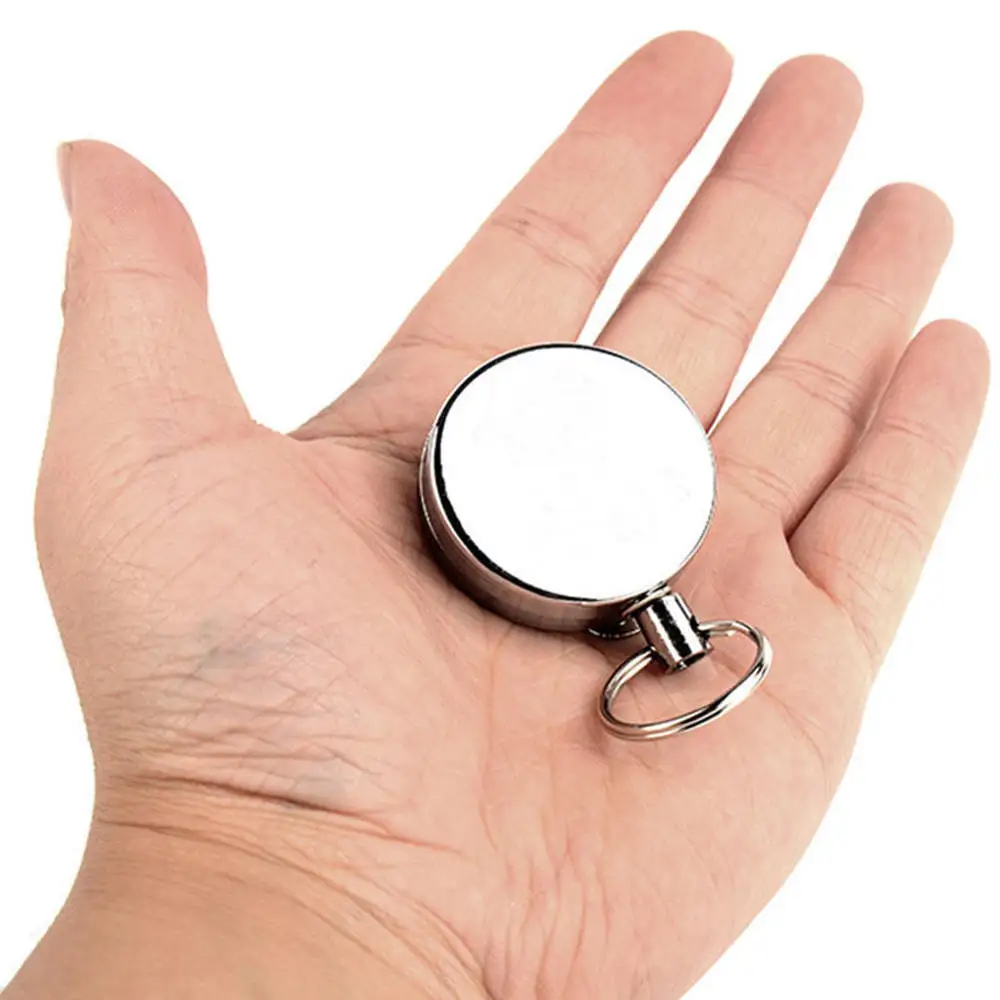 1 шт. Телескопический проводной брелок для ключей в виде троса выдвижной с