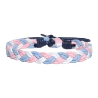5pcs fashion new ins wind hand woven small fresh student art simple hand rope design tide brand bracelet wholesale jewelry