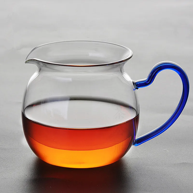 

Handmade heat-resistant glass tea set