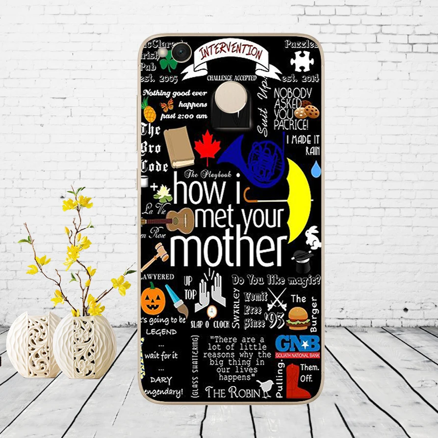 121DD how i met your mother himym quotes Soft Silicone Cover Case for Xiaomi Redmi 4a 5 plus Note 4 4x 5a pro mi a1 case | Мобильные