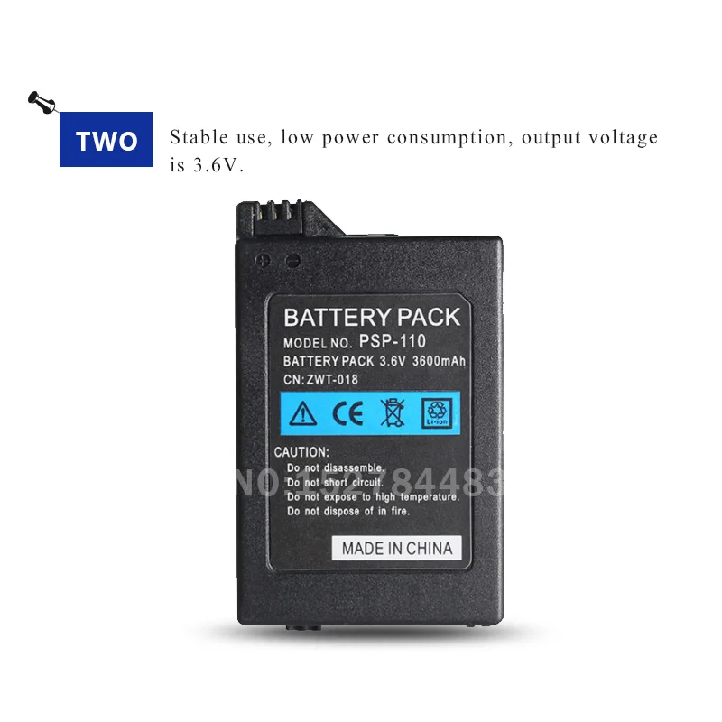 Литиевая аккумуляторная батарея 1200 мАч 2400 3600 в для Sony PSP 3 6/2000 3000 2000 запасная часть