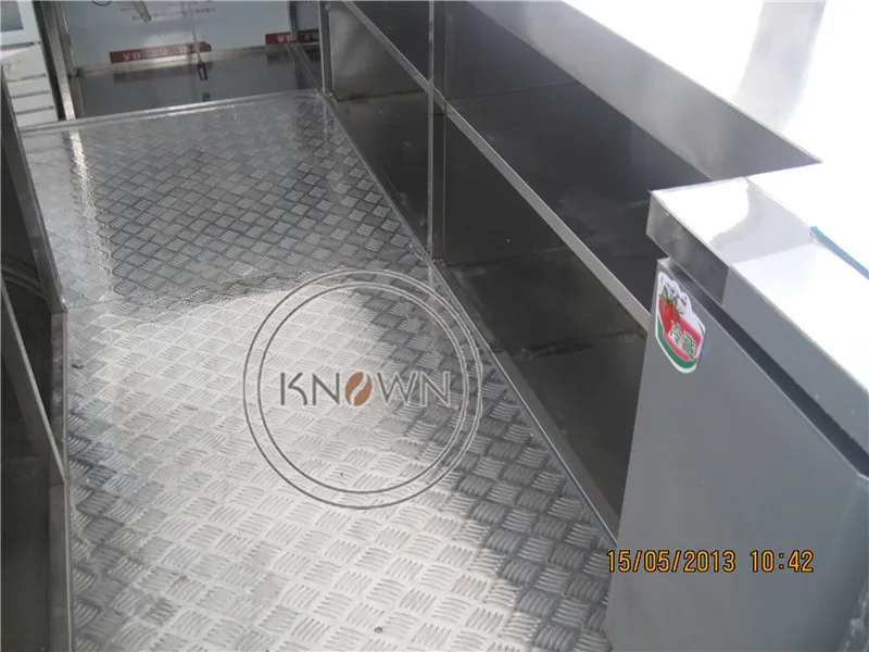 Быстрая Еда Подгонянный большой мобильный трейлер еды Мобильная тележка