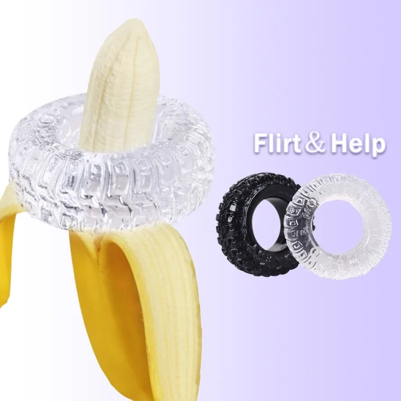 2 шт./компл. Силиконовое кольцо для мужского пениса Мастурбация многоразовые