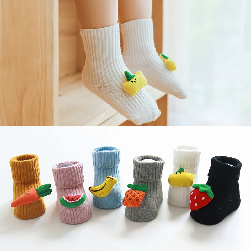 

Toddler Baby Socks Anti Slip Cartoon Infant Baby Socks for Girls Cotton Newborn Baby Boy Socks Suitable for 0-3 Years Old