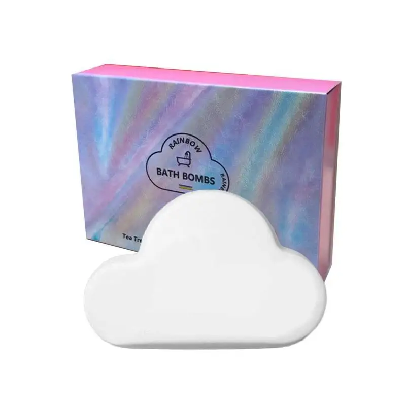 

Moisturizing Essential Oil Soap Bath Handmade Salt Bathroom Soap Tools Soap Bath Rainbow Cloud C0U6
