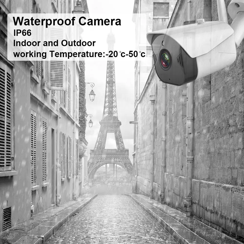 

HD Camera Outdoor IP Camera Wifi 2MP Cloud Storage Two Way Audio Night Vision Motion Detection Smart Home Security Camera CCTV