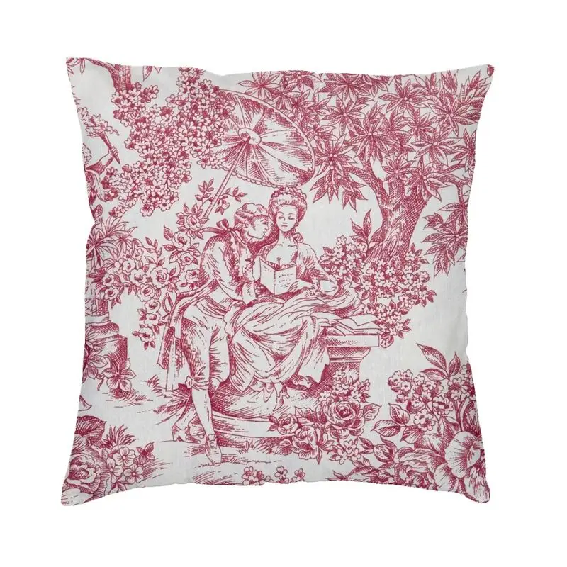 

Винтажный французский фон с узором, квадратная наволочка для подушки, декоративный чехол для подушки, наволочка для автомобиля, гостиной