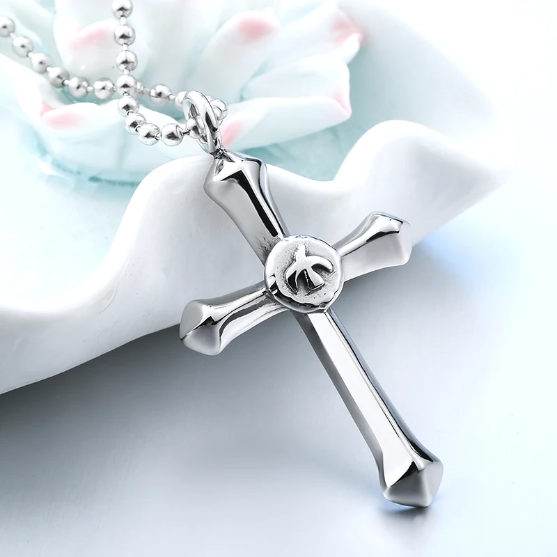 Из нержавеющей стали уникальный Орел Дизайн Мужской крутой человек крест