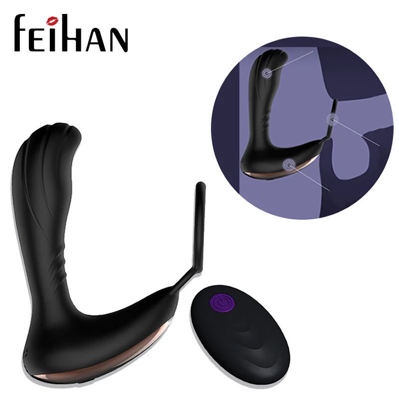 Анальная пробка для массажа простаты 7 режимов 3 режима|Вибраторы и