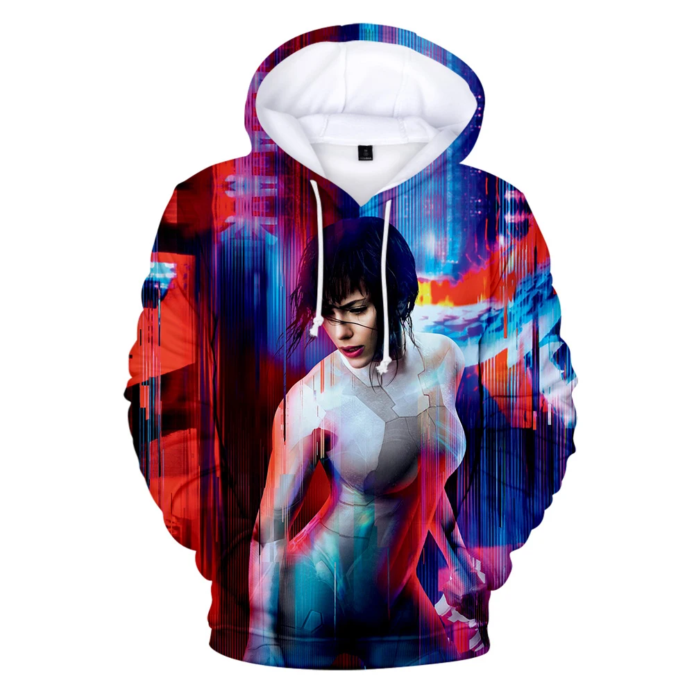 

Popular Animated Ghost in The Shell 3D Hoodies Men Women Spring Autumn Sweatshirts Cartoon The Ghost in The Shell Kids Hoodies