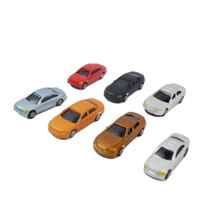 Масштаб 1: 75 модель автомобиля Модель игрушки ABS пластиковая Уменьшенная модель окрашенный автомобиль для макета поезда мальчики и девочки игрушки