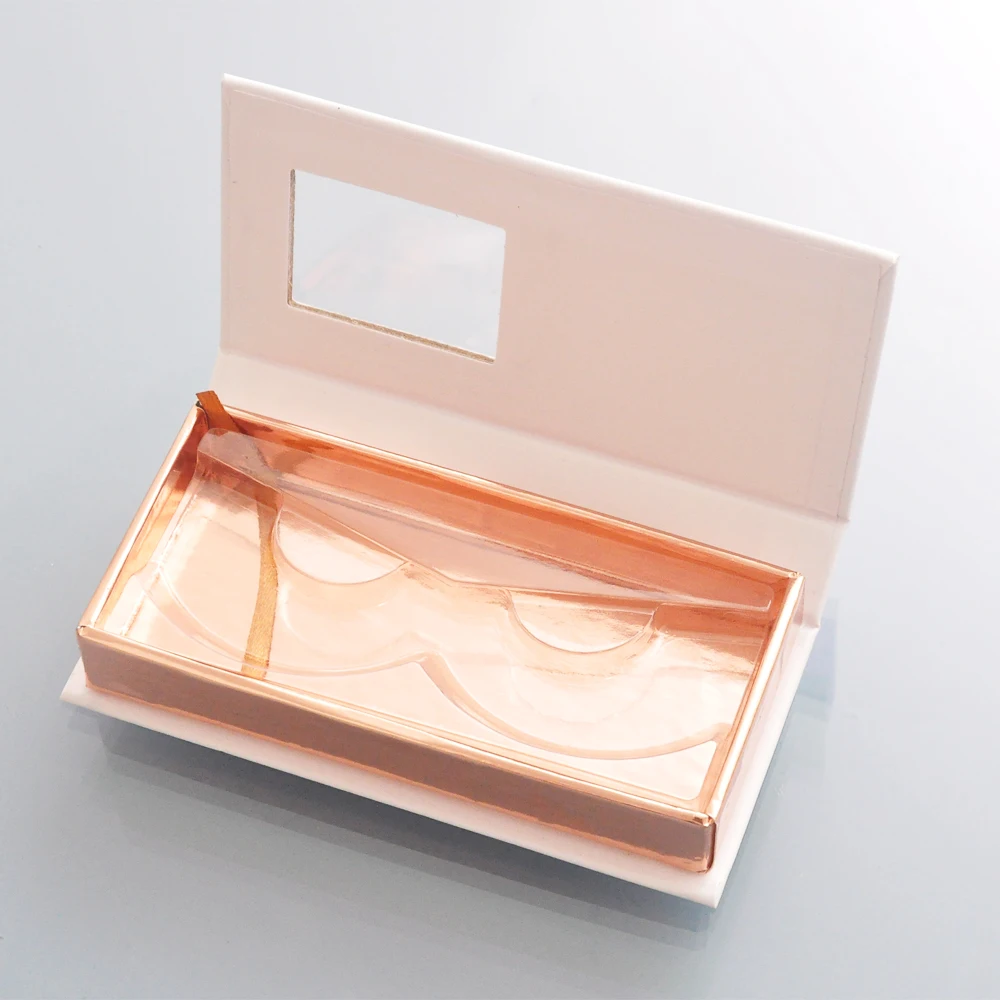 

10pcs/pack Wholesale Eyelash Packaging Box Lash Boxes Package Custom Magnetic White Faux Cils Holder Makeup Storage Case Vendors
