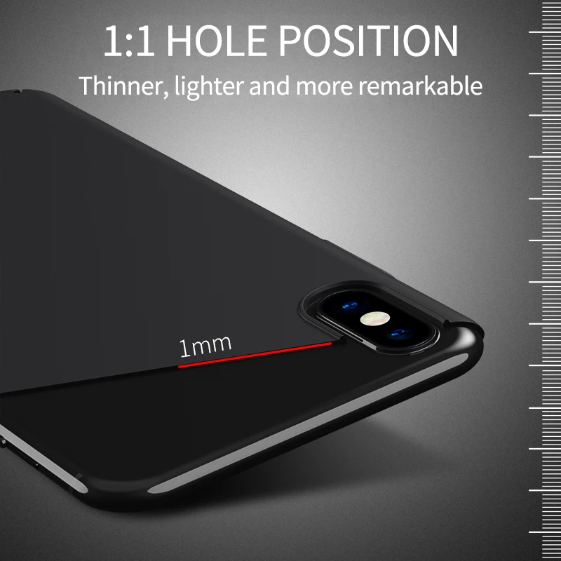 Матовый ультратонкий простой чехол для телефона iPhone 5 5S SE 6 6S 7 8 Plus PC жесткий 11 Pro MAX
