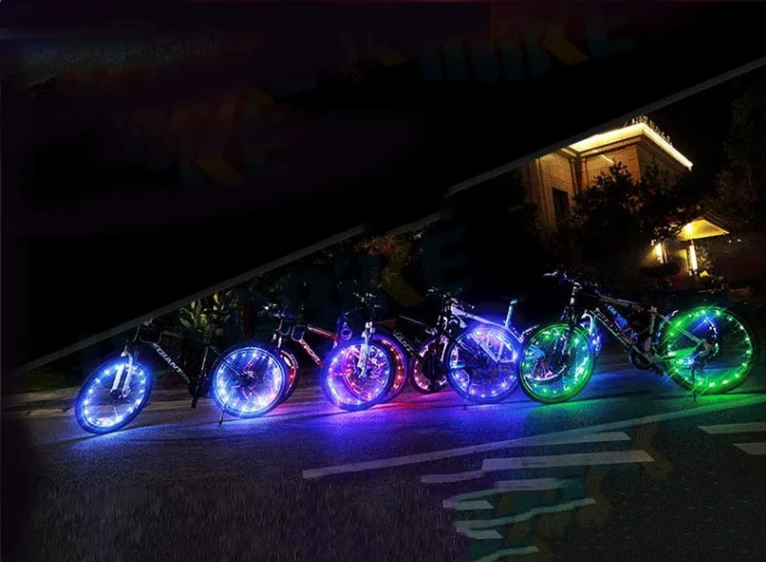 Водонепроницаемый велосипедный велосипед колесо шина трос светильник s 20