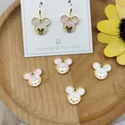 10 шт. ювелирные аксессуары из сплава, мультяшная голова мыши, кулон, сделай сам, ожерелье, браслет, серьги, аксессуары, материал