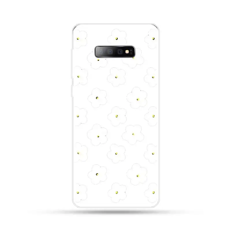 

Summer small daisies flower Phone Case For Samsung Galaxy S5 S6 S7 S8 S9 S10 S10e S20 edge plus lite cover shell funda capa