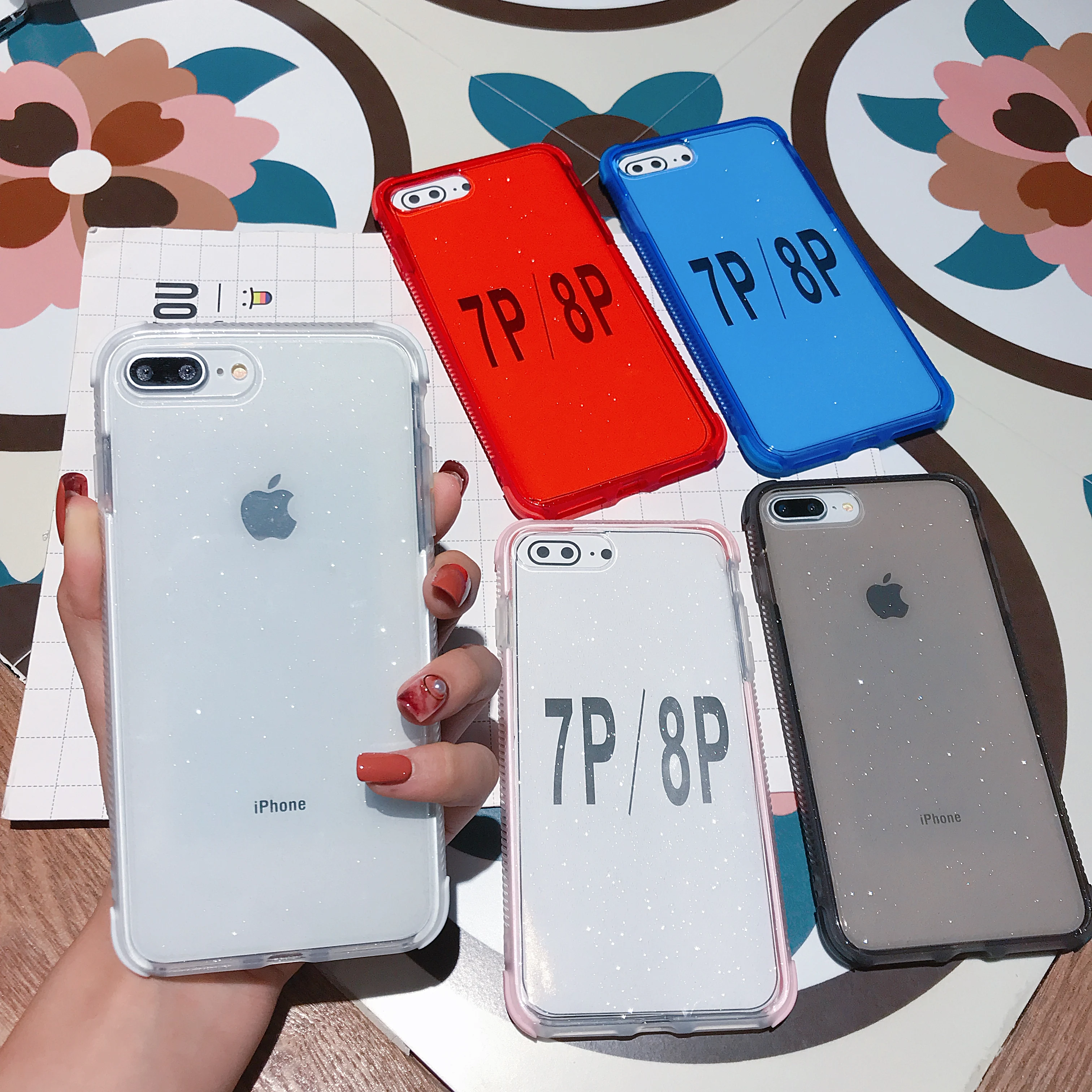 NFH Блестящий прозрачный силиконовый чехол для iPhone 11 Pro Max 6 6S 7 8 Plus, мягкий ударопрочный чехол-бампер на 11 XS Max XR