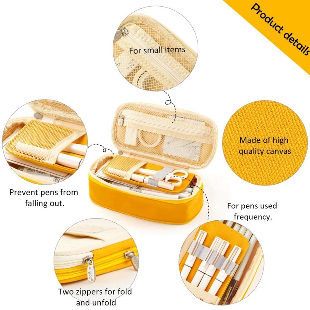 

Pencil case Simple style school student stationery bag students large capacity pencil holder Pencil Bags for Girls And Boys