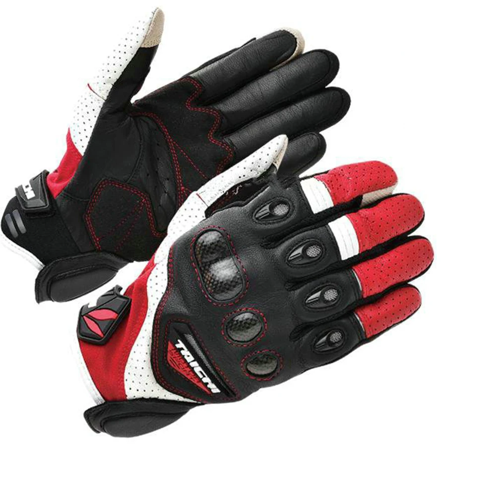 RST 417 Motorbike Motorcycle ATV Bike Riding Glove Velcocity Leather Mesh Carbon Gloves | Автомобили и мотоциклы