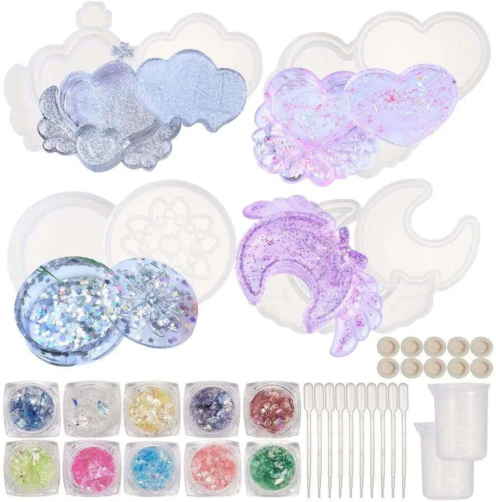 

Набор силиконовых шкатулок для ювелирных изделий, 35 шт.