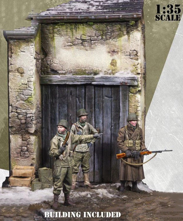 135 ancient crew stand include 3 and scenery resin figure model kits miniature gk unassembly unpainted free global shipping