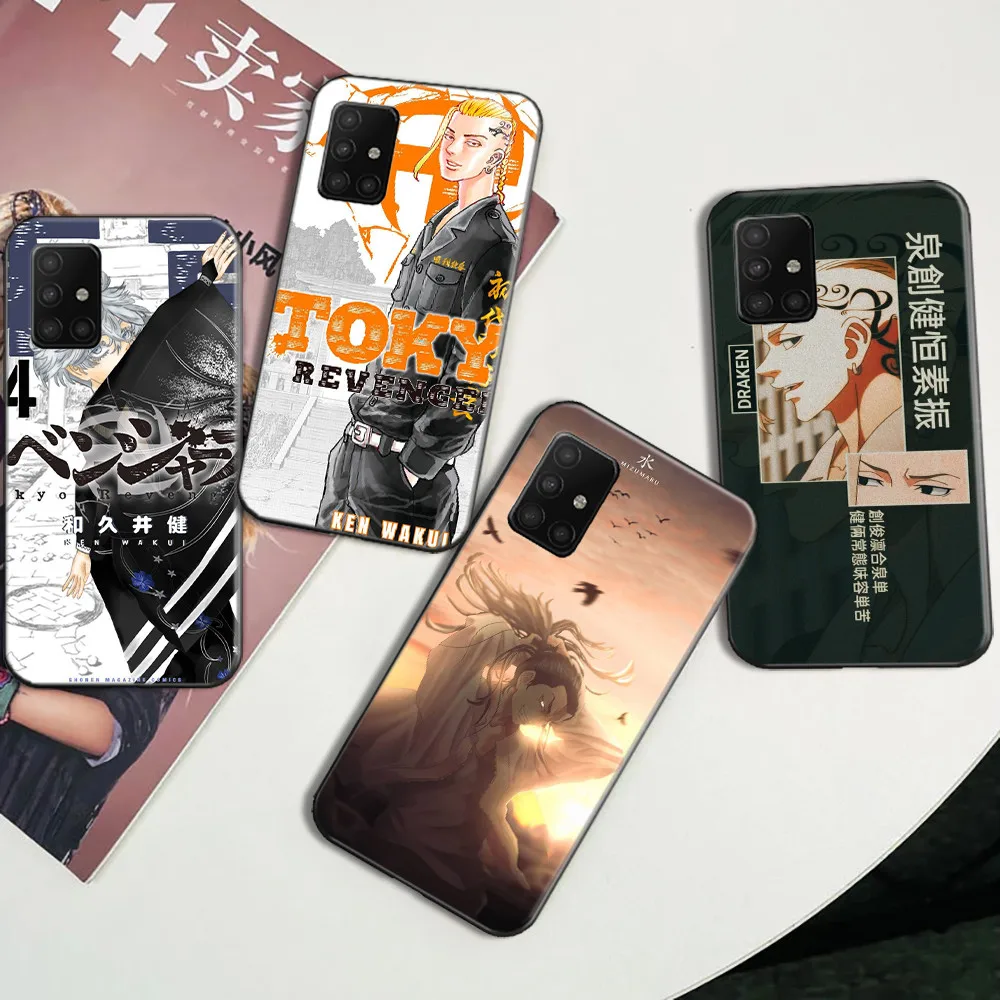 

Anime Tokyo Revenger Phone Case For Samsung Galaxy A51 4G Funda Back Cover Soft TPU Coque Carcasa Japan Cartoon Hinata Draken