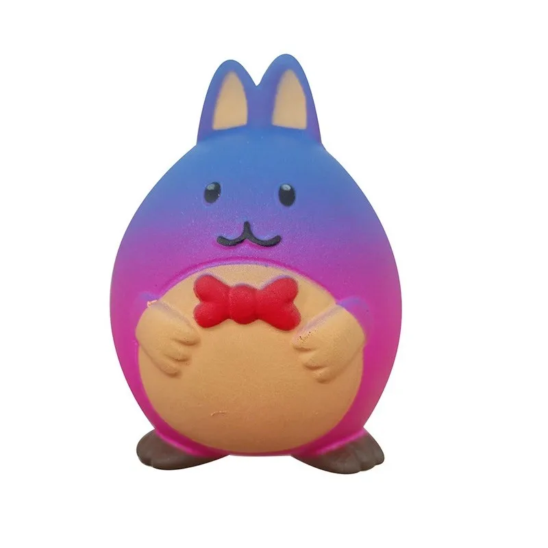

1pc Kawaii colorful rabbit Squeeze Toys Squishy Jumbo Slow Rising Cream Scented Stress Reliever Antistress Toys For Kid adults