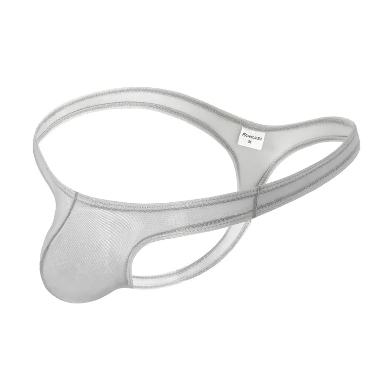 6PCS Men's Underwear Thongs G-string  Low Rise Sexy Lingerie See Through Mesh Penis Pouch Hombre Panties Transparent Underpants