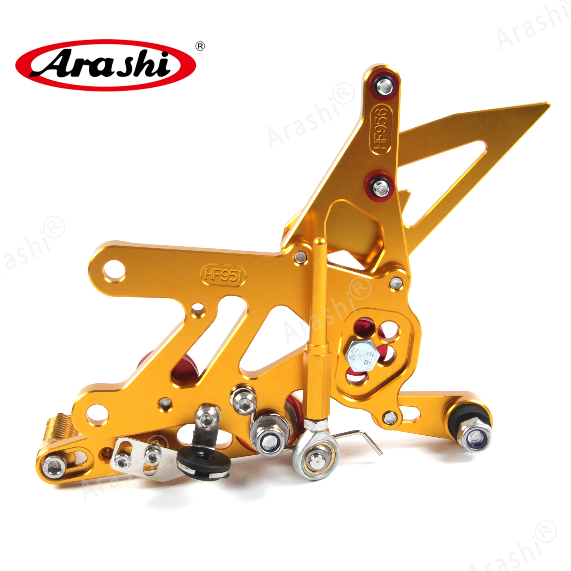 Arashi CNC Adjustable Footpegs For APRILIA RSV4 FACTORY APRC ABS / SBK SE 2013 2014 2015 2016 Foot Pegs Rider Footrests | Автомобили и