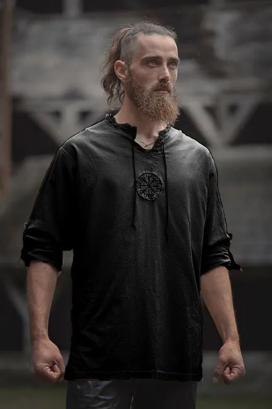 Средневековый костюм для косплея рыцарская Туника Warrio мужская куртка винтажный