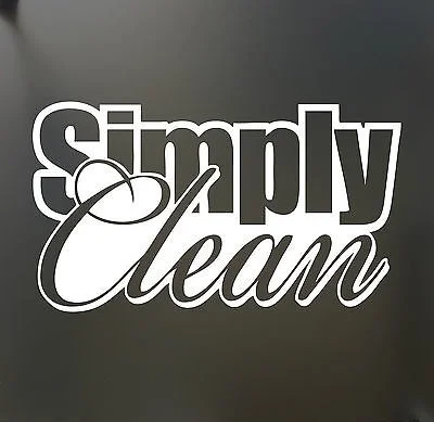 

Simply Clean sticker JDM lowered computer truck window decal