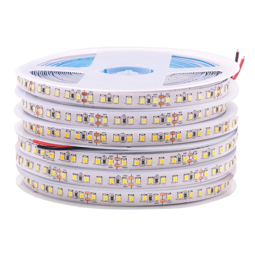 

2835 LED Strip Light 12V 24V 5m 10m 15m 20m Flexible LED Tape Ribbon 60LED 120LED 240LED 480LED Natural White Warm White Decor