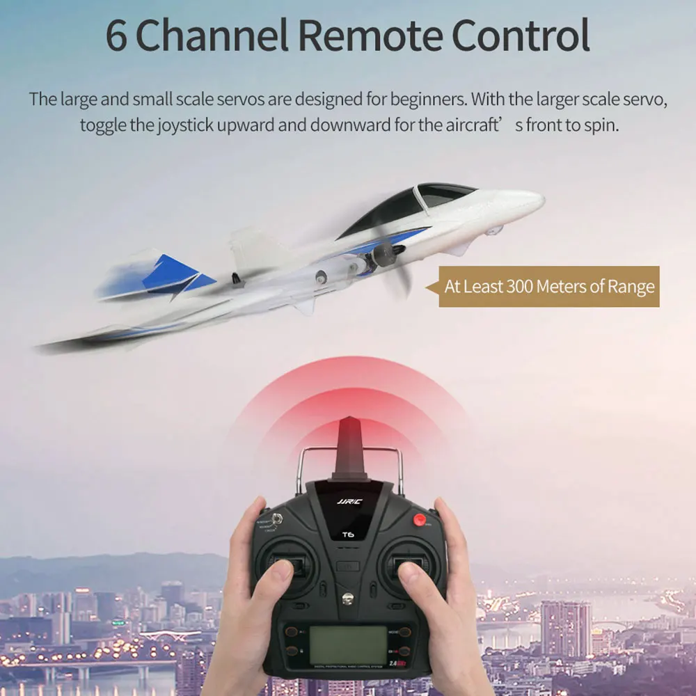 RC Vertical Take-off Landing Fixed Wing Stunt Aircraft EPO 6-Channel Brushless 6G Self-stabilizing Remote Control Airplane Toys | Игрушки и