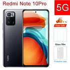 Смартфон Xiaomi Redmi Note 10 pro, 5G дюйма, 8 ГБ, 128 ГБ, NFC, экран 1100 дюйма, android 11, 6,5 мА  ч, 64 мп, 5000