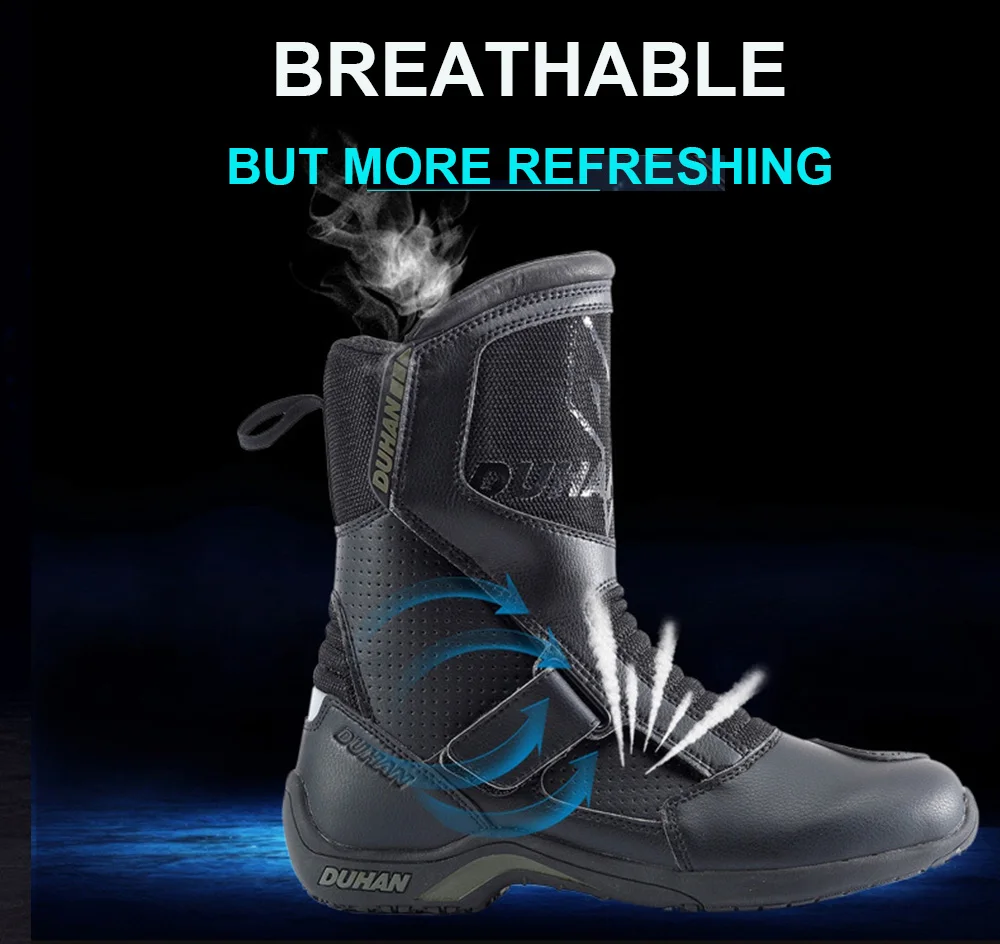 Мужские Водонепроницаемые ботинки для езды на мотоцикле | Автомобили и мотоциклы