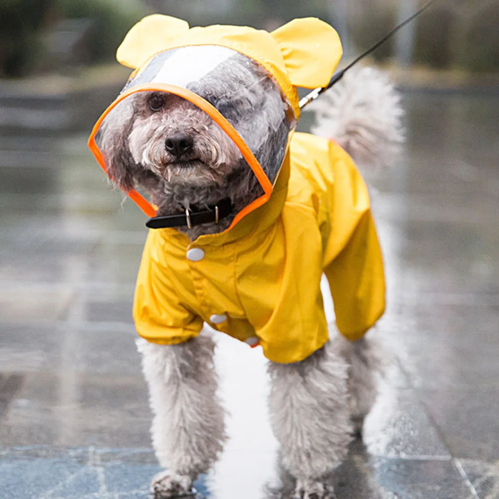 Классические повседневные дождевики для домашних животных собак Тедди