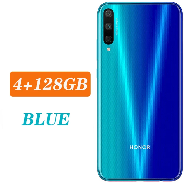 4G 128G Blue Honor play 3 смартфон 4/6G 64G/128G 4000 мА/ч, Батарея Kirin 710F 48MP камера Android 9,0 6,3" ips 1560X720 - Цвет: 4G 128G Blue
