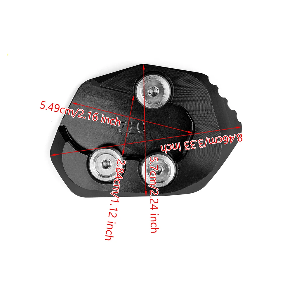 Подставка для мотоцикла CNC с подножкой боковая подставка удлинитель